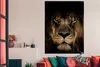 MuchoWow® Poster Löwe - Tiere - Schwarz - Porträt 120x160 Produktbild-Vorschau 2