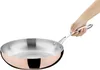 A hand holding a copper-colored frying pan. Anteprima dell’immagine prodotto