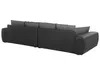 BELIANI Sofa szaro-czarna 4-osobowa dodatkowe poduszki Podgląd zdjęcia produktu 4