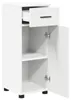 vidaXL Mobiletto da bagno bianco, 30 x 35 x 80 cm, Anteprima dell’immagine prodotto 5