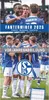 A collage of images featuring a football team and a calendar. Produktbild-Vorschau