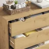 Comodino a cassetti vidaXL OTTA 76,5x39,5x90 cm in legno Anteprima dell’immagine prodotto 4