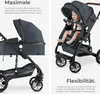 tectake® Kombi-Kinderwagen Mats 2 in 1, klappbar, mit Produktbild-Vorschau 3