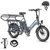 Longtail E-Bike Familie 48 V 30Ah mit Klapplenker & Produktbild-Vorschau 1