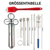 Gewürzinjektor aus Edelstahl 304 mit 3 Nadeln, 60 ml Produktbild-Vorschau 3
