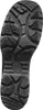 The sole of a black boot is shown from an underneath view. Produktbild-Vorschau