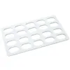 A white plastic tray with multiple oval-shaped cutouts, designed to hold small items. Produktbild-Vorschau