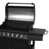 TAINO RED 6+1 Gasgrill 6 Edelstahl Brenner Seitenkocher Produktbild-Vorschau 15