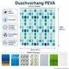 Kleine Wolke PEVA Duschvorhang 180x200cm Badewannenvorhang Produktbild-Vorschau 3