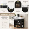 Isla de cocina móvil en  con ruedas, mesa extensible con Vista previa de la imagen del producto 6
