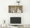 vidaXL TV nástěnná skříňka Sonoma dub 37x37x72 cm výrobek Náhled obrázku produktu 6