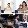 Stolný ventilátor USB, malý mini ventilátor na stôl, 360° Náhľad obrázku produktu 11