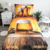 Juego de sábanas para cama - 140x200 cm, algodón suave, Vista previa de la imagen del producto 2