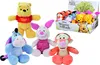 A collection of Winnie the Pooh plush toys, with a display box in the background. Produktbild-Vorschau