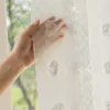 Gardinen Transparent 2er Set Weiß mit Pompons Vorhang Produktbild-Vorschau 7