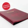 ROTH Zeugnisringbuch Dunkelrot - ohne Einlagen - Lederoptik Produktbild-Vorschau 2
