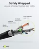 Goobay CAT 6A Patchkabel, S/FTP (PiMF), Schwarz, 5 m, LSZH Produktbild-Vorschau 5