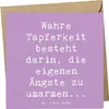 Mr. & Mrs. Panda Glückwunschkarte Spruch Tapferkeit Produktbild-Vorschau 1