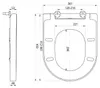Aqualine DONA WC-Sitz, Soft Close, Easy Take, Weiß Produktbild-Vorschau 11