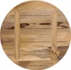vidaXL Tischplatte Ø 60x1,5 cm Rund Raues Massives Produktbild-Vorschau 4