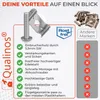 Qualinos Zaunhalter Butterfly & Schrauben M8 x 40 mm (40 Produktbild-Vorschau 5