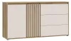Madia Neutra Rovere e Cashmere con 3 Cassetti e Anta Anteprima dell’immagine prodotto 3