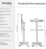 tectake® Aluminium Stehtisch Viktor wetterfest mit Produktbild-Vorschau 5