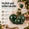 Baubles natalizi in plastica infrangibile - set di 46, oro Anteprima dell’immagine prodotto 19