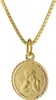 trendor 75214 Kinder Schutzengel Anhänger Gold 585 mit goldplattierter Kette 1 Produktbild-Vorschau