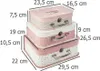 Set aus 3 koffern "douceur" rosa l24 27 30cm  - Atmosphera Produktbild-Vorschau 6