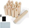 Jayseuw Kubb házecí hra Viking game hra na louce dřevěný Náhled obrázku produktu 1