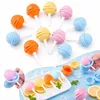Silikon Eisformen Set 12-teilig bunt Lollipop Form für Produktbild-Vorschau 1