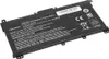 A black rechargeable lithium-polymer battery for a laptop. Produktbild-Vorschau