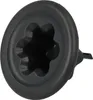 A close-up, isolated shot of a black motor coupling cap. Produktbild-Vorschau