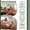 Dreamroots Bean Bag, Puf 90x90x100 cm, pufa z wypełnieniem, Podgląd zdjęcia produktu 4