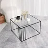 Skye Decor, Outline - Black, Couchtische, Schwarz, Glas, 55 Produktbild-Vorschau 2