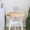 vidaXL Tischplatte Rund Ø30x3 cm Massivholz Kiefer Produktbild-Vorschau 1