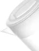 A close-up view of the top rim and spout of a clear pitcher. Náhľad obrázku produktu
