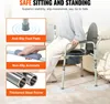 Toilettenstuhl, Nachtkommode mit Breiterem Toilettensitz, Produktbild-Vorschau 3