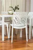 lot de 4 chaises empilables en polypropylène avec fibre de Voir les images du produit 5