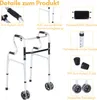 Faziango Leichtgewicht Rollator mit Sitz faltbar - Produktbild-Vorschau 3