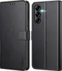 Samsung Galaxy A14 4G/5G Handyhülle Schwarz Premium Leder Produktbild-Vorschau 1