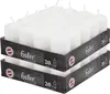 HOFER Candele a colonna 40 pezzi bianche - 4x7 cm - 11h di Anteprima dell’immagine prodotto 1