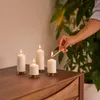Bolsius 12er Set glatte StumpenKerzen, 15cm, weiß Produktbild-Vorschau 3