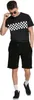 Urban Classics T-Shirt Herren Check Panel Tee schwarz M Produktbild-Vorschau 5