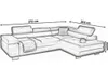 Ecksofa mit schlaffunktion und bettkasten, Sofa L-form, Produktbild-Vorschau 7