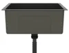 vidaXL Lavello da incasso a mano in acciaio inox nero Anteprima dell’immagine prodotto 5