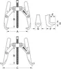 KS TOOLS Innen- / Außenabzieher 620.3604 30mm 5mm Produktbild-Vorschau 3