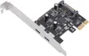 Adaptérová karta PCIe na Type-C, USB 3.2 Gen1, 2portová Náhled obrázku produktu 3