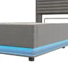 Łóżko tapicerowane 90x200 cm z hydraulicznym pojemnikiem, Podgląd zdjęcia produktu 18